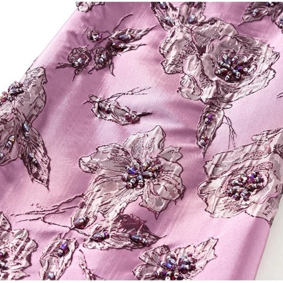 Embellished Satin Dress The Vivvy - Picture 11 of 14